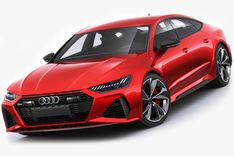 Audi RS7 Left Side Front View