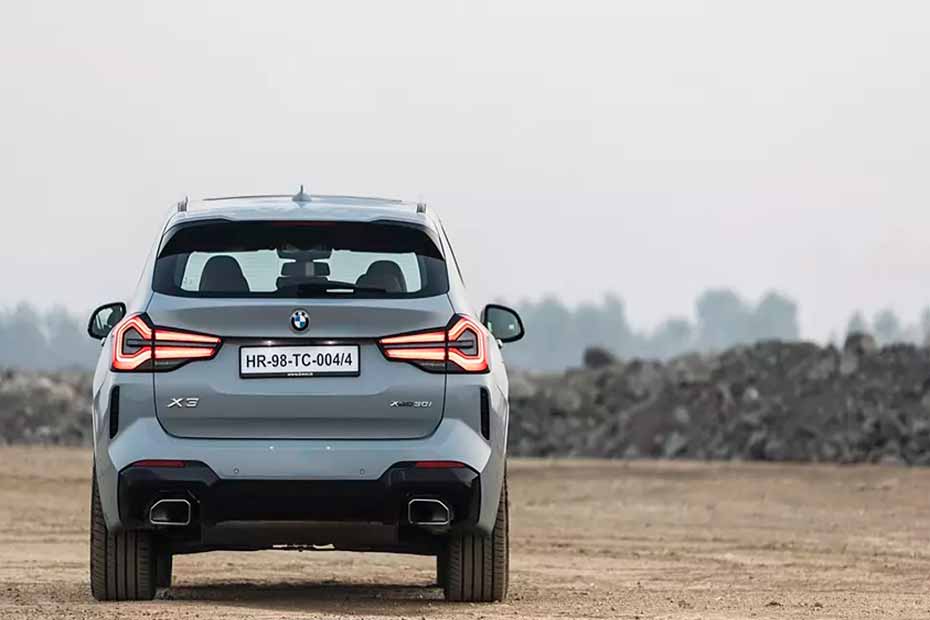 BMW X3 Rear View